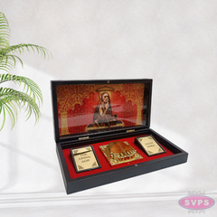 Gold Plated Kanchi Maha Priyava Padam Box