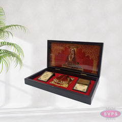 Gold Plated Kanchi Maha Priyava Padam Box