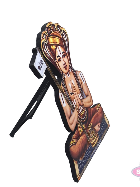 Wooden Sri Manavala Mamunigal Table Stand / Wall Hanging Photo Cutout