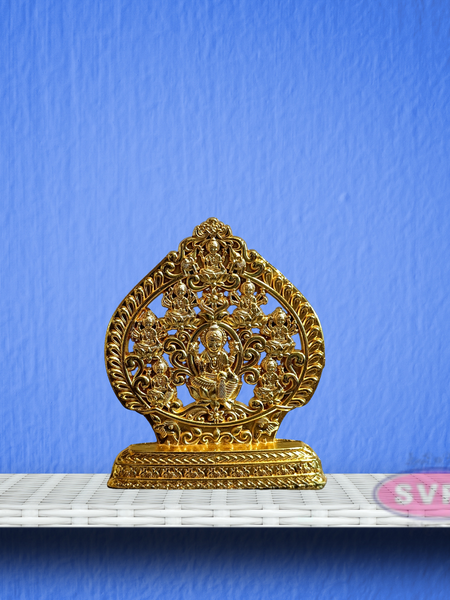 Metal Ashtalakshmi / Gold Finish / 3 inches