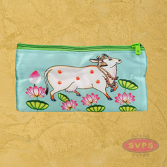 Multi Purpose Pichwai Cow Purse / Return Gift