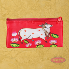 Multi Purpose Pichwai Cow Purse / Return Gift