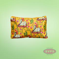 Multicolor Pichwai Print Pouches