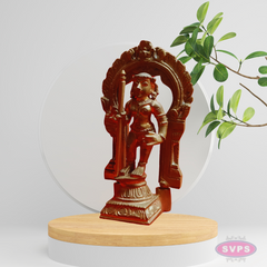 Handmade Panchalogam  Palani Murugar With Tiruvachi / Kumarar Karthikeyar Statue - 3.5 Inches