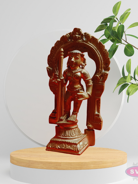 Handmade Panchalogam  Palani Murugar With Tiruvachi / Kumarar Karthikeyar Statue - 3.5 Inches
