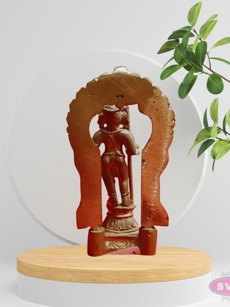 Handmade Panchalogam  Palani Murugar With Tiruvachi / Kumarar Karthikeyar Statue - 3.5 Inches