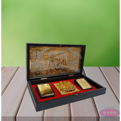 Gold Plated Murugan Valli Deivanai  Padam Box
