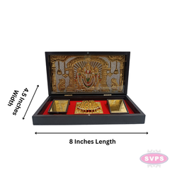 Gold Plated Murugan Valli Deivanai  Padam Box