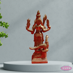 Handmade Panchalogam Murugar / Kumarar Karthikeyar Statue - 4 Inches