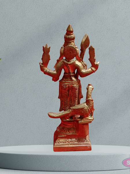 Handmade Panchalogam Murugar / Kumarar Karthikeyar Statue - 4 Inches