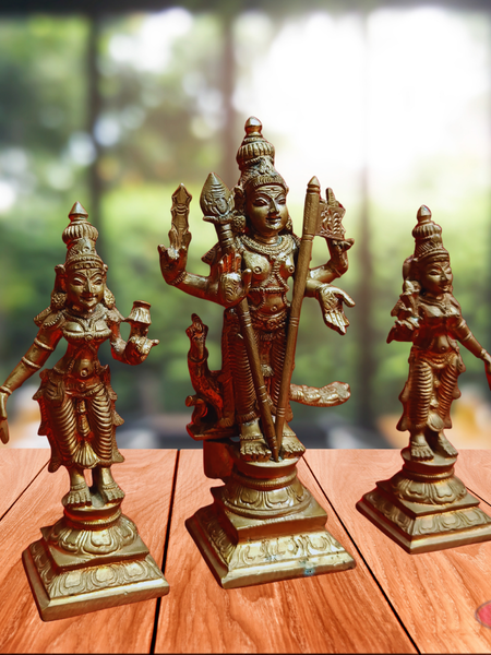 Panchalogam Murugan Valli Deivanai Handmade
