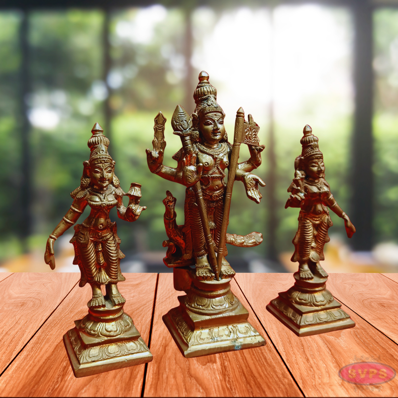 Panchalogam Murugan Valli Deivanai Handmade