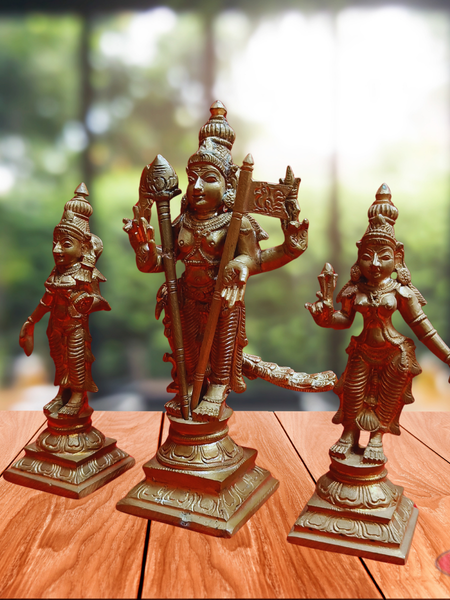 Panchalogam Murugan Valli Deivanai Handmade