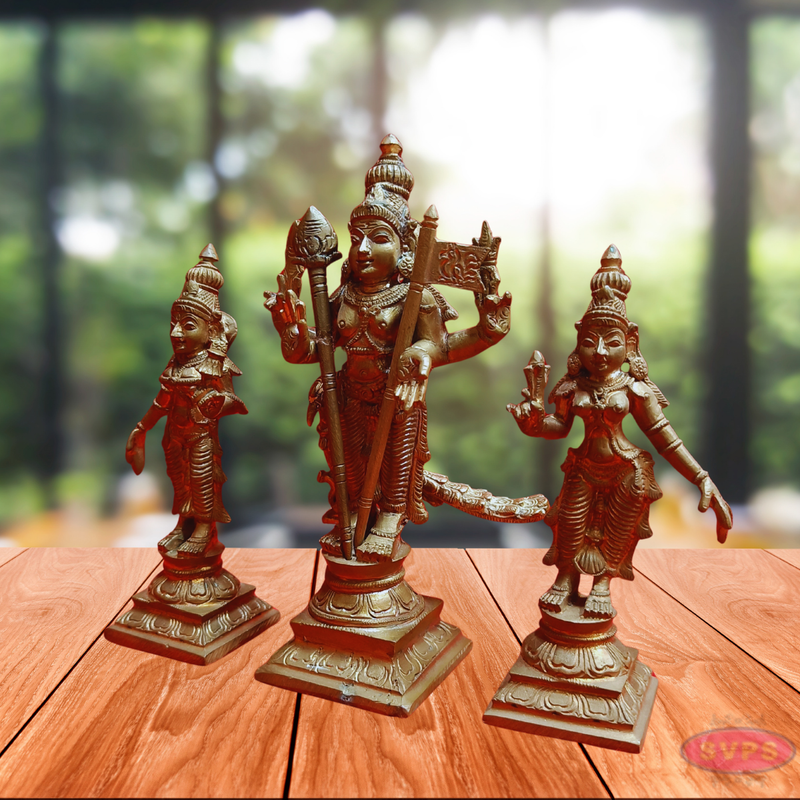 Panchalogam Murugan Valli Deivanai Handmade