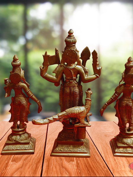 Panchalogam Murugan Valli Deivanai Handmade