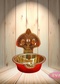Brass Shanku Chakra Lamp Agal Shape - 4 Variant