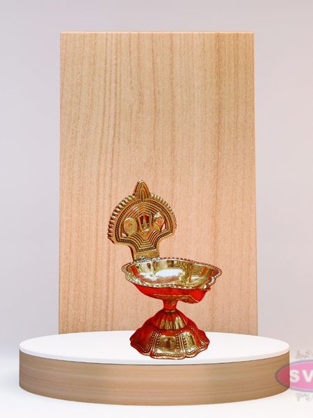 Brass Namam Vilakku Lotus Shape - 4 Variant