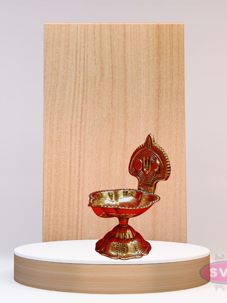 Brass Namam Vilakku Lotus Shape - 4 Variant