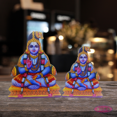 Wooden Wall Hanging  / Table Stand Sri Nammazhwar Photo Cutout