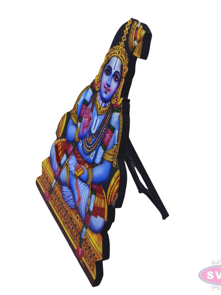 Wooden Wall Hanging  / Table Stand Sri Nammazhwar Photo Cutout