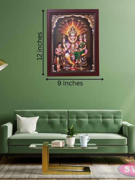 Narasimha Swamy Lakshmi With Prahladhan Photo Frame