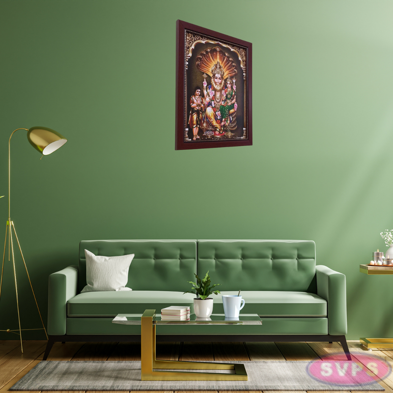 Narasimha Swamy Lakshmi With Prahladhan Photo Frame