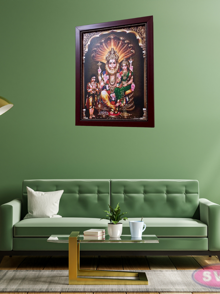 Narasimha Swamy Lakshmi With Prahladhan Photo Frame