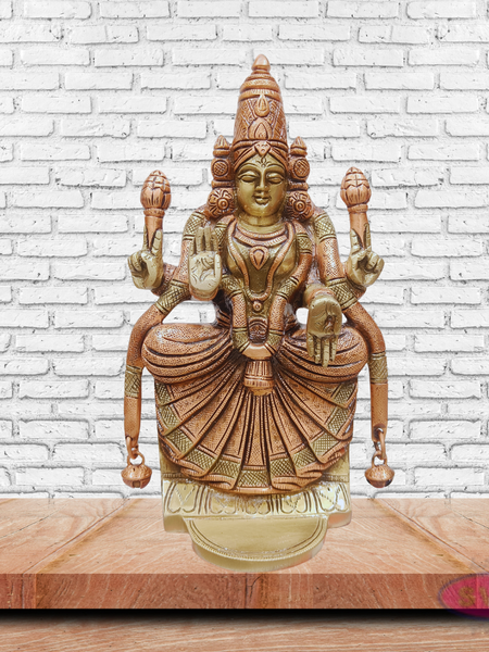 Goddess Padmavathi Thayar Brass Statue for Pooja Room