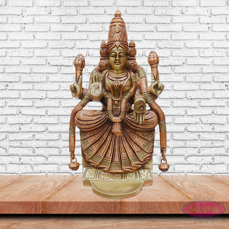 Goddess Padmavathi Thayar Brass Statue for Pooja Room