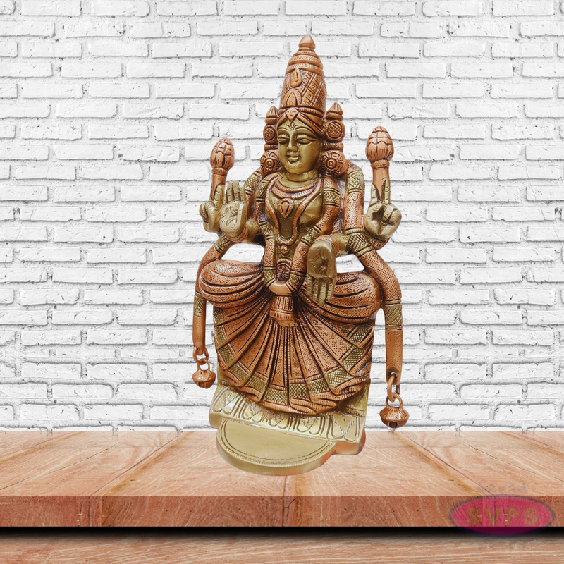 Goddess Padmavathi Thayar Brass Statue for Pooja Room