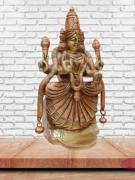 Goddess Padmavathi Thayar Brass Statue for Pooja Room