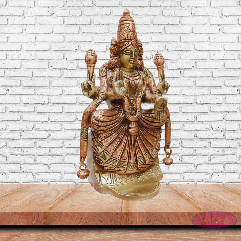 Goddess Padmavathi Thayar Brass Statue for Pooja Room