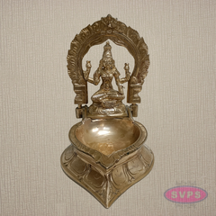Panchalogha Lakshmi Vilakku – Traditional Goddess Lakshmi Lamp for Pooja