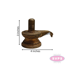 Panchalogam Shiva Lingam For Puja / 3 Inches