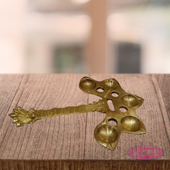 Brass 5 Face Arti Lamp