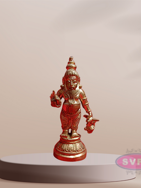 Panchalogam Agathiyar Standing Statue
