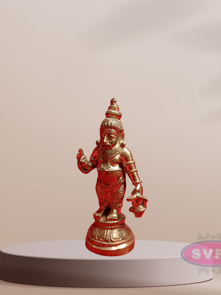 Panchalogam Agathiyar Standing Statue