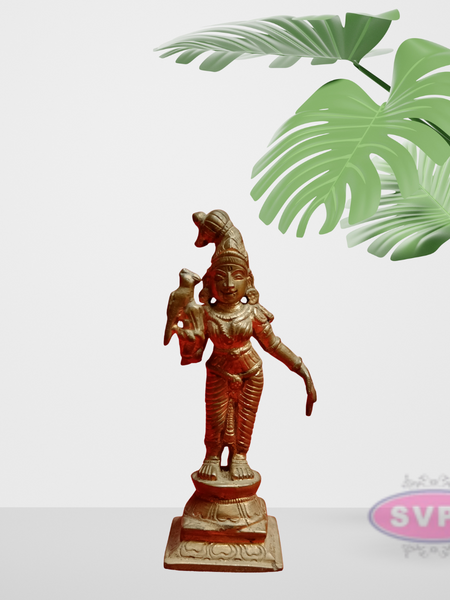 Panchalogam Andal Statue / 4 Inches
