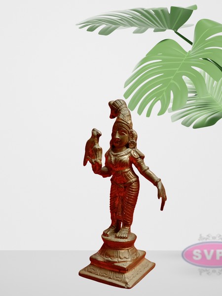 Panchalogam Andal Statue / 4 Inches