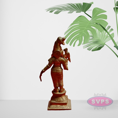 Panchalogam Andal Statue / 4 Inches