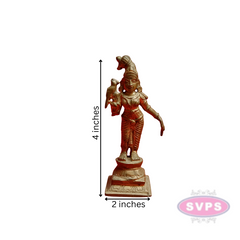 Panchalogam Andal Statue / 4 Inches