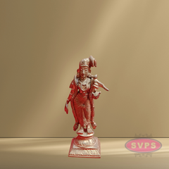 Panchalogam Andal With Parrot Statue