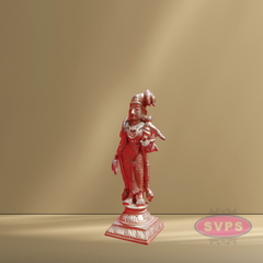Panchalogam Andal With Parrot Statue