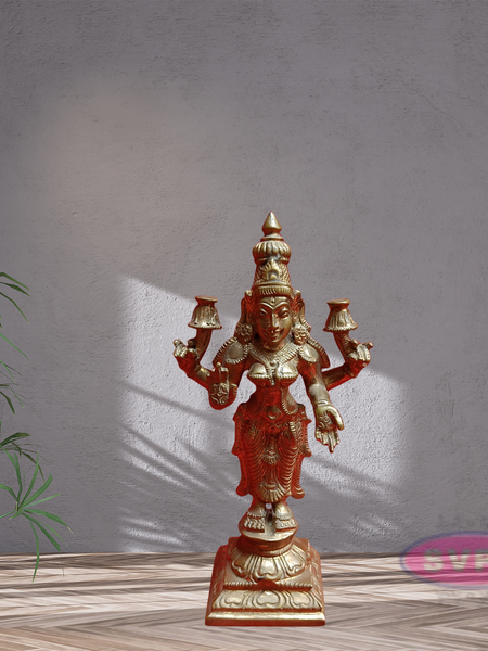 Panchalogam Goddess Lakshmi Statue