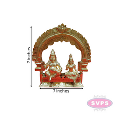 Panchalogam Kubera Lakshmi Statue / 7 Inches