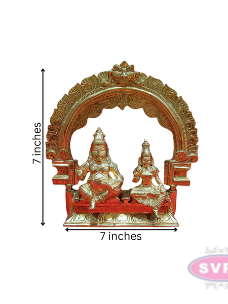 Panchalogam Kubera Lakshmi Statue / 7 Inches