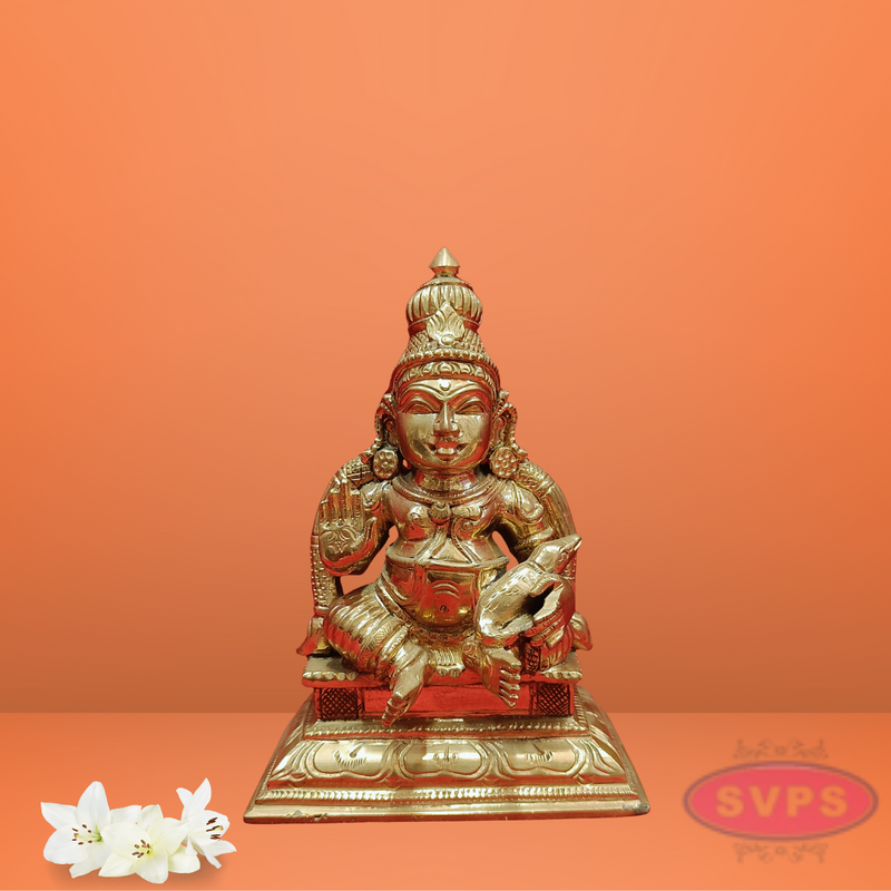 Panchalogam Kuberar Statue Symbol of Prosperity And Blessings