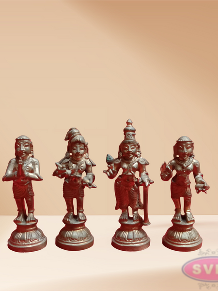 Panchalogam Nalvar Set / Appar / Sundarar / Manikavasagar / Sambandar