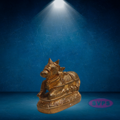 Panchalogam Nandi Small Statue