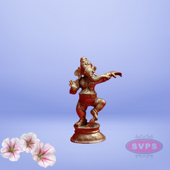 Panchalogam dancing Ganesha Idol